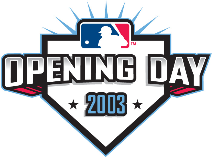 MLB Opening Day 2003 Logo vinyl decal